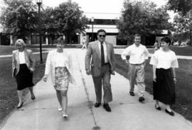 Robert Bess tours campus on his first day as interim president, St. Cloud State University