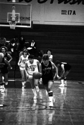 St. Cloud State University women's basketball game against Morningside College