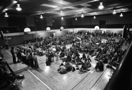 Vietnam War protest at the St. Cloud Civic Center