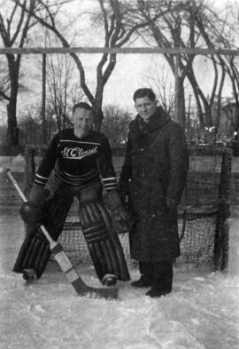 Arthur Salpacka and Coach Andolsek, St. Cloud State University