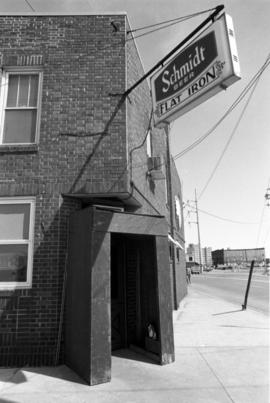 Flat Iron Bar exterior, St. Cloud