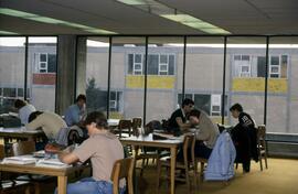 Students study at Centennial Hall (1971), St. Cloud State University