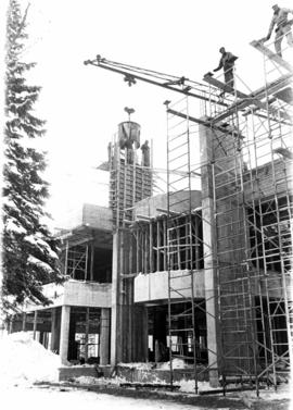 Centennial Hall (1971) construction, St. Cloud State University