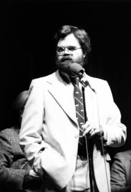 Garrison Keillor and his “A Prairie Home Companion” radio show at Stewart Hall (1948) auditorium, St. Cloud State University