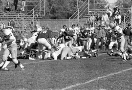 Football game, St. Cloud State University vs. Michigan Tech University