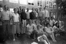 Rob Lavenda with his anthropology class, St. Cloud State University