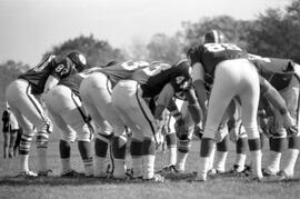 Football game, St. Cloud State University vs. Michigan Tech University